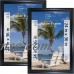 Mainstays 24x36 Wide Black Poster and Picture Frame, Set of 2   001713470